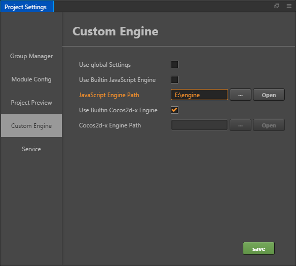 Engine Customization Workflow Creator Manual